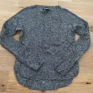 Express black marled knit sweater size XS